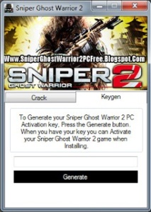 sniper ghost warrior crack serial number